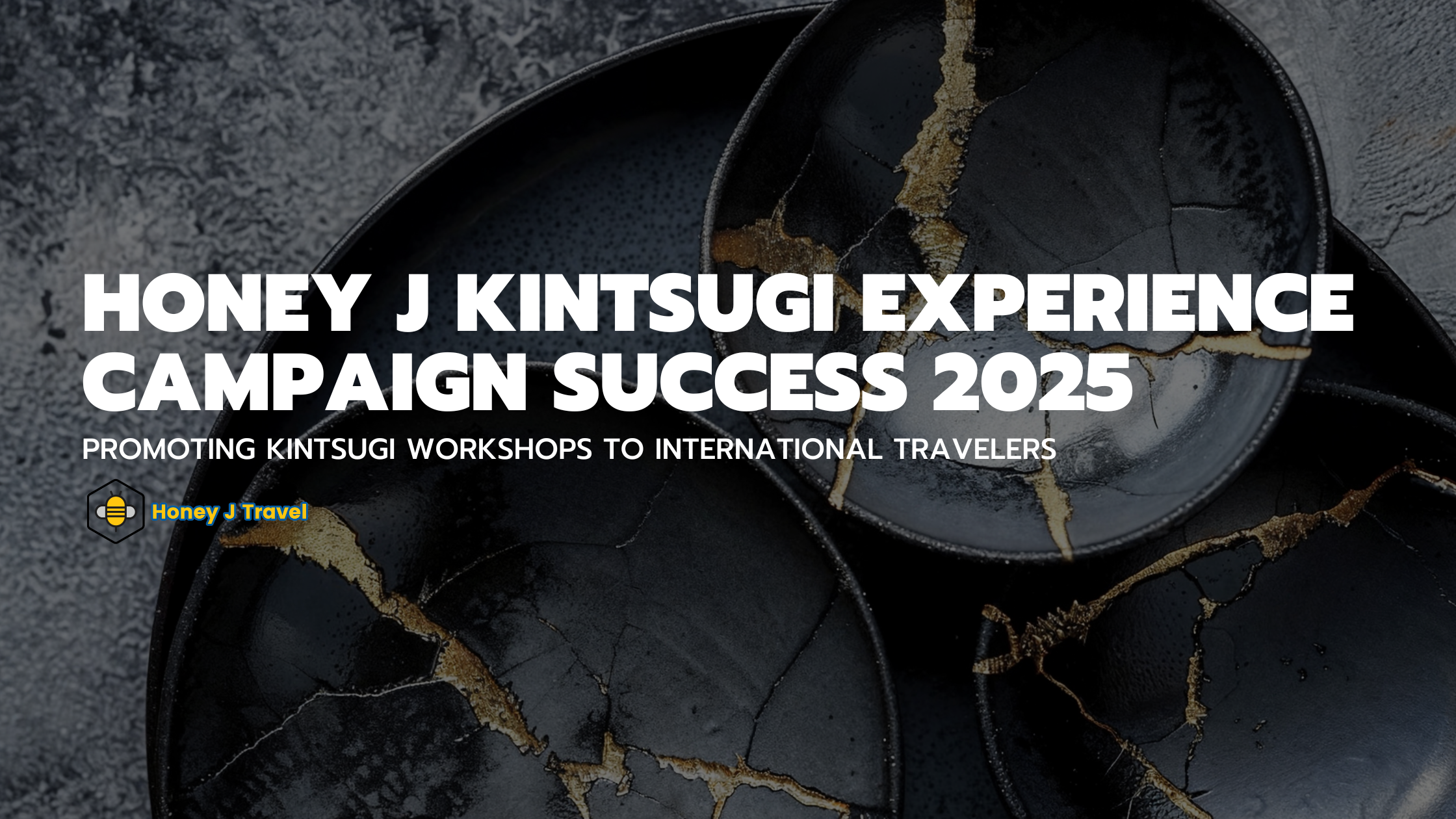 HONEY J Kintsugi experience in Kyoto campaign 2025